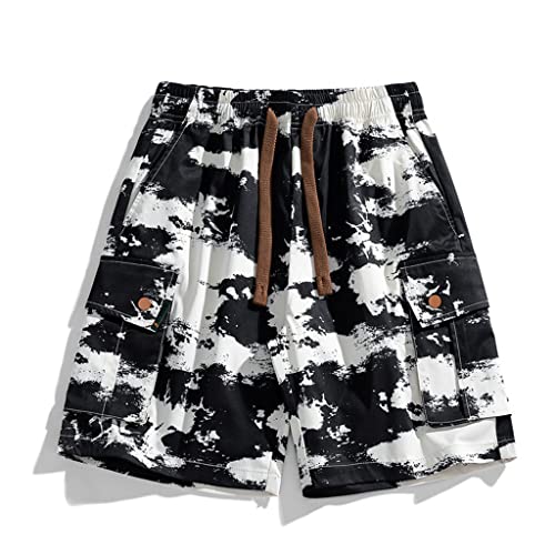 Shorts de plage décontractés d'été avec coupe tube droit à la mode pour homme