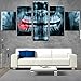 Toaueng Plakaty i wydruki 5 sztuk płótno panoramiczne dentystyczne X Ray 150 × 80 cm 5 płótno sztuka ścienna pięć części obraz panelowy mural HD plakat nowoczesny obraz modułowy