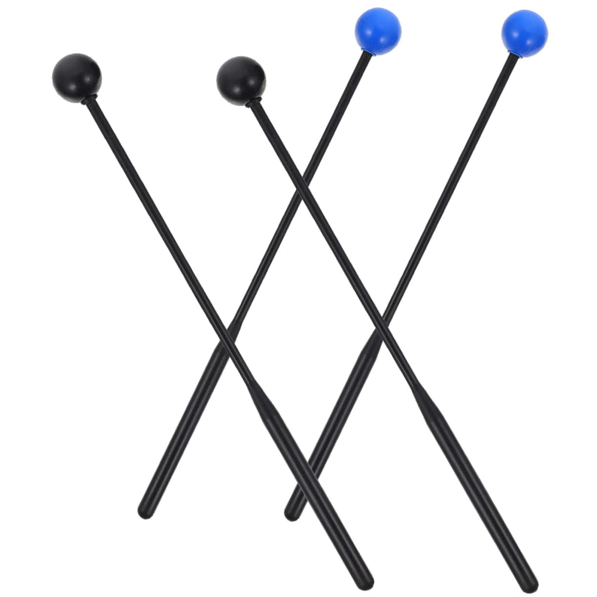 ifundom 8pares Baquetas De Percusión De Goma Para Marimba y Xilófono De Mallets Mango De Plástico Accesorios Musicales Para Principiantes y Profesionales