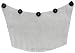Sellstrom S21100 Protective Leather Welding Spatter Bib for Welding Helmets/Face Shields, Grey, Made in USA