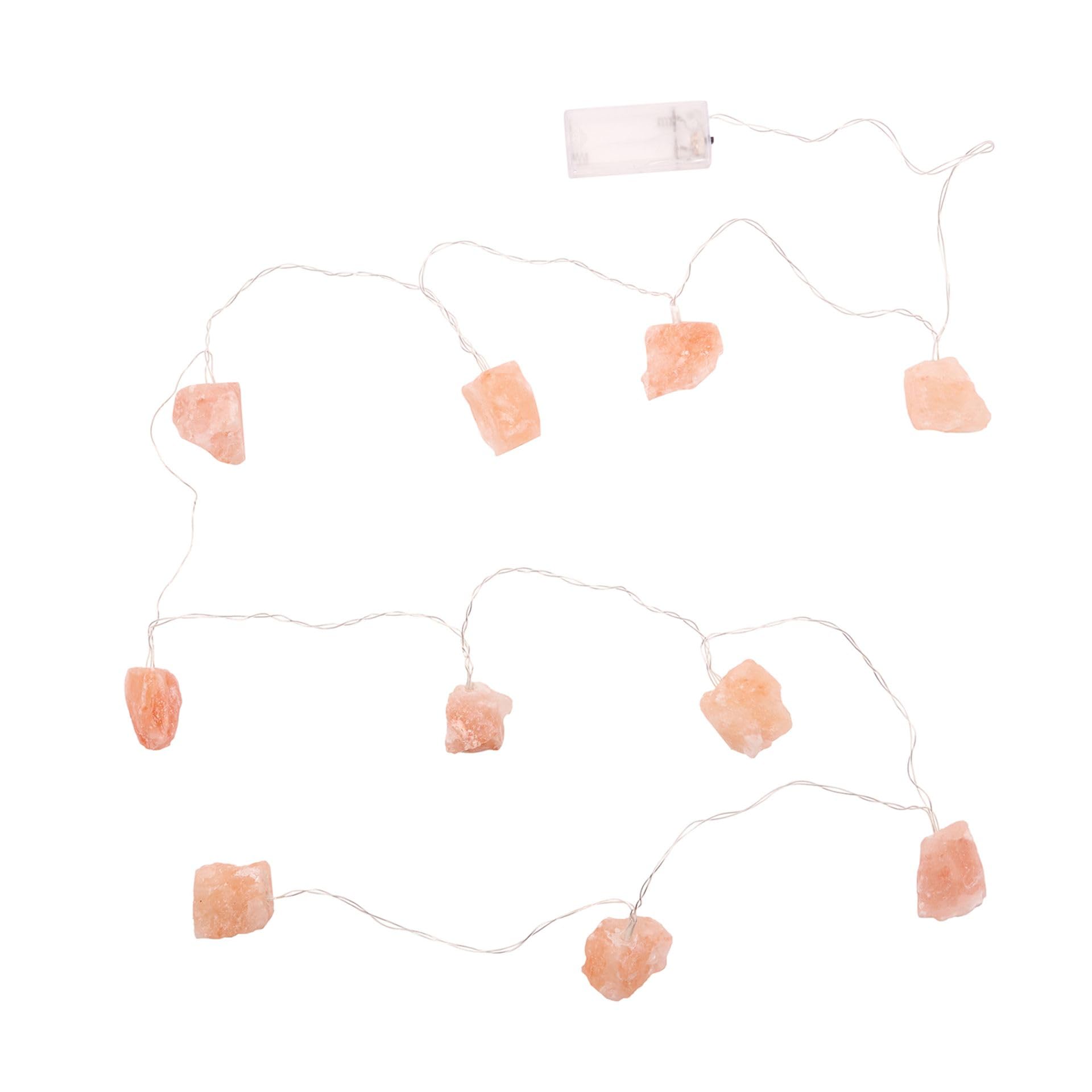 Widdop and Co& Co. Himalayan Salt Fairy Lights - Light-Up USB Decoration - from The Serenity Gift Collection