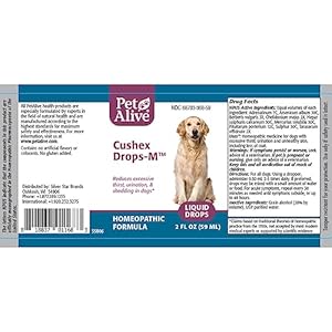 Petalive Cushex Dropsm Cushings Disease Pet Supplement 2fl Oz 59ml  Cucciolini Doodles Petalive cushex drops m cushings disease pet supplement 2fl oz  59ml   cucciolini doodles
