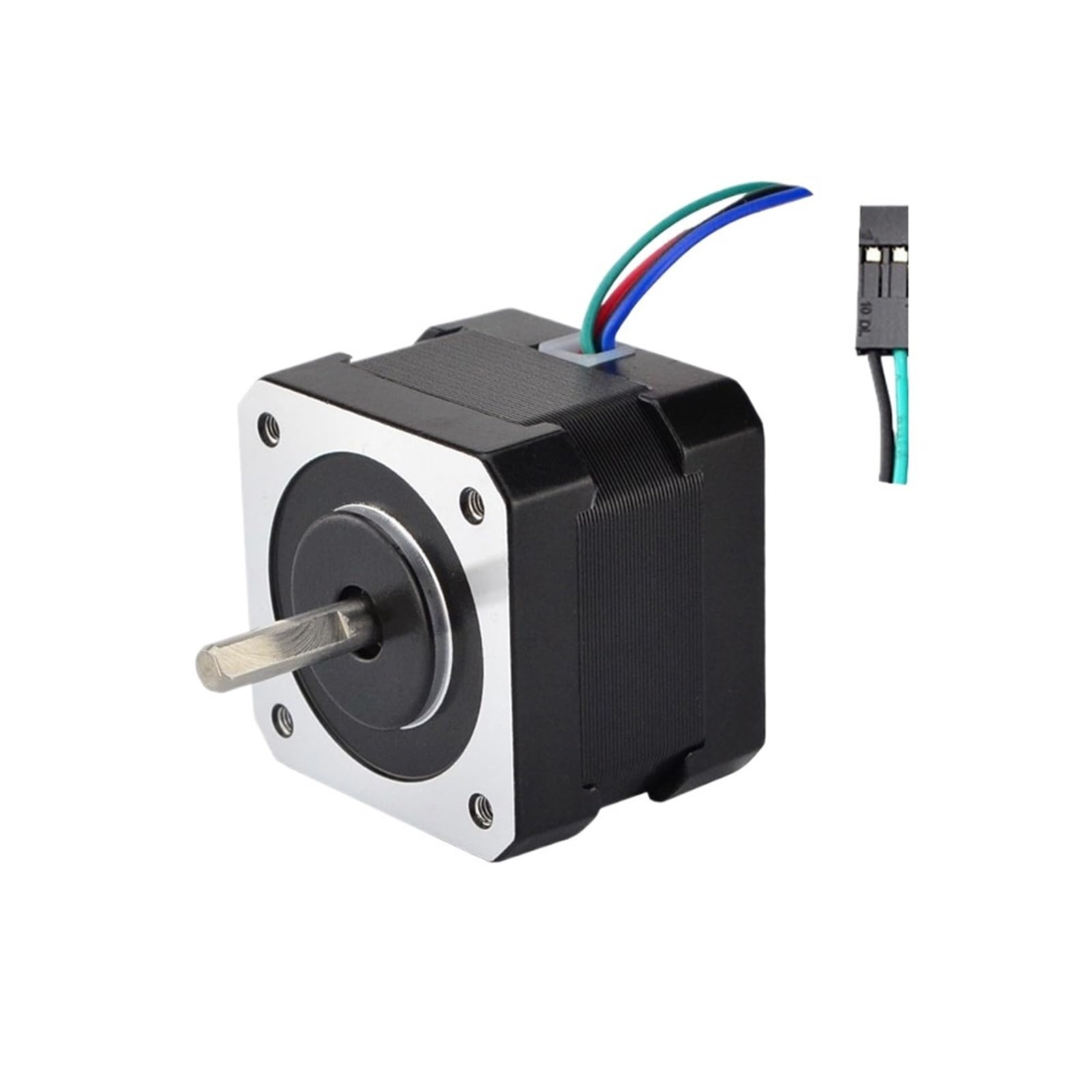 MUYTQAERG Stepper Motor Nema 17 3.4cm 26Ncm 0.4A 12V Nema17 Step 42BYGH 4-Lead(Onecolor)