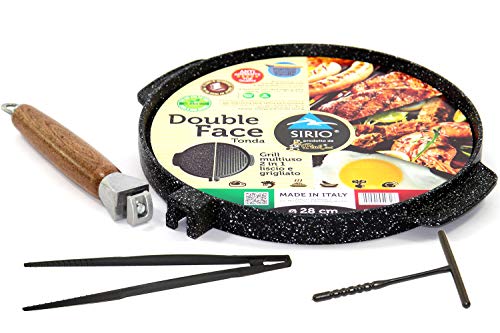 SIRIO Padella Tonda Doppia Antiaderente Liscia e