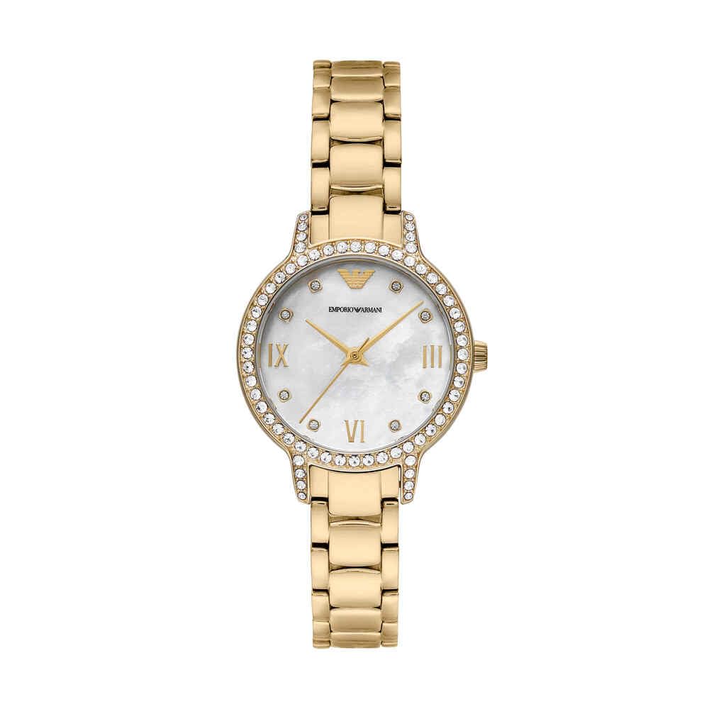 Emporio Armani Women's Analog Quartz Watch with Stainless Steel Strap AR11652