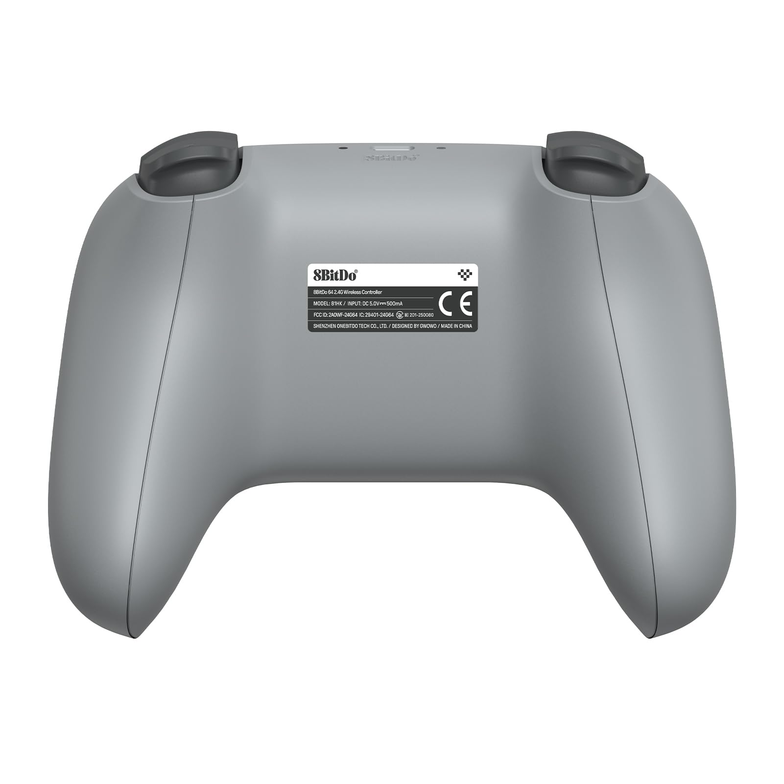8BitDo 64 2.4G Wireless Controller for Original N64 Console, Analogue 3D, and Windows (Grey) - 4