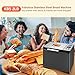 KBS 19-in-1 Programmable Bread Maker,2LB Large Bread Machine Stainless Steel with Sourdough,Gluten-Free,Nonstick Ceramic Pan,650W Bread Maker Machine with 15H Timer&1H Keep Warm,3 Crust Colors,Recipes