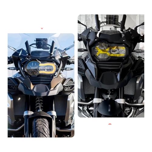 Protector de faros motocicleta R1200GS ADV para evitar roturas por gravilla 4