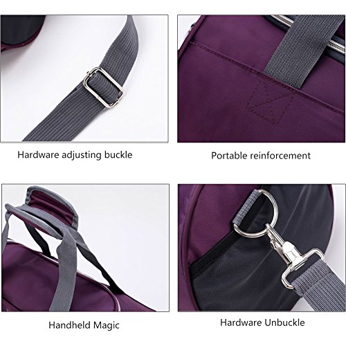 Gym Bag with Shoe Compartment Waterproof Lightweight Sports Outdoor Travel - Image 10