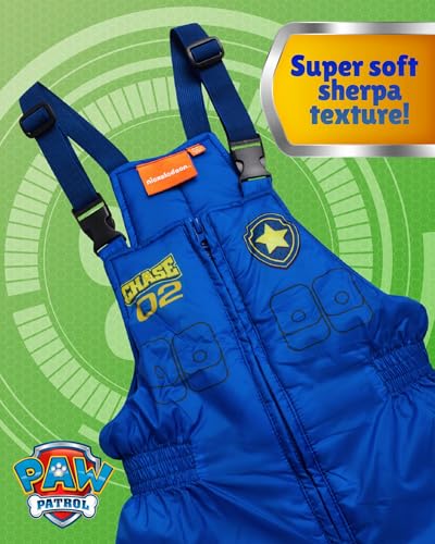 Nickelodeon Boys Paw Patrol Snowsuit - 2 Piece Ski Jacket, Snow Bib Ski Pants Overalls: Toddler/Boys, 2T-73