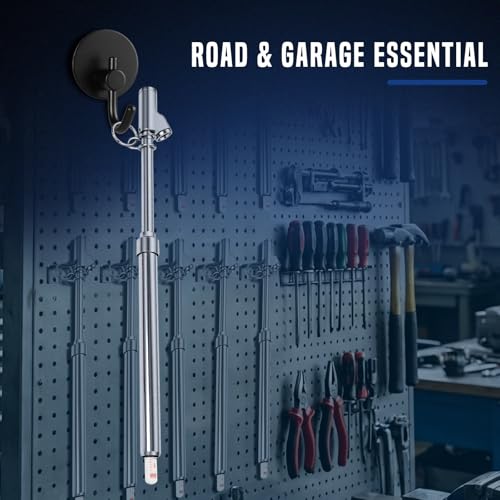 Image of 10-Pack Heavy Duty Dual Head Tire Pressure Gauge (10-150 PSI, 1-10 Bar) for Semi Trucks, RVs, Cars, Motorcycles - 12 Inch