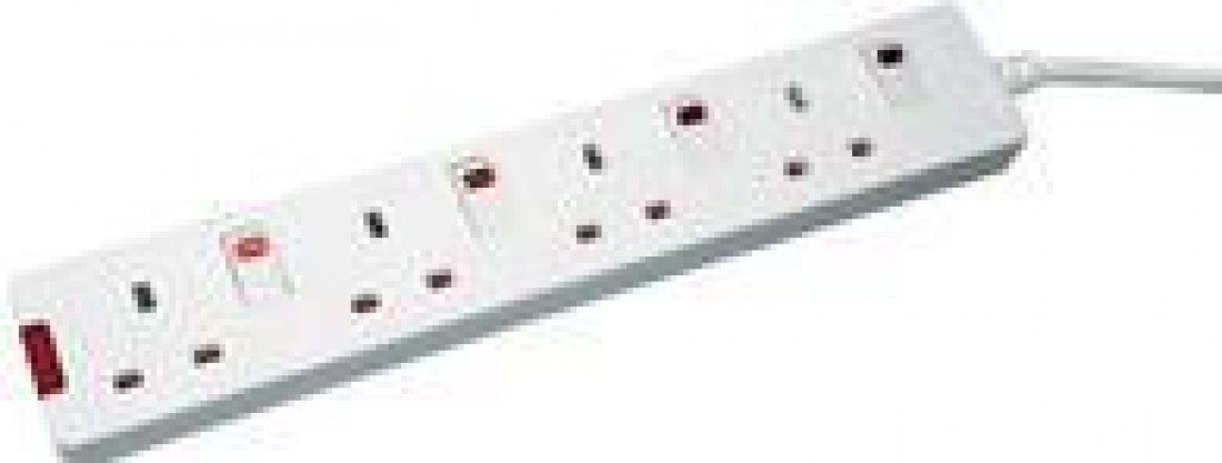 Extension Leads - 13 Amp - 2m - 4 Gang