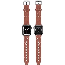 OtterBox Cinturino Terrus per Apple Watch 40, 41, 42mm, morbido al tatto e resistente all’usura, cinturino in Silicone per Apple Watch, con macchie vivaci in materiale riciclato, Rosso