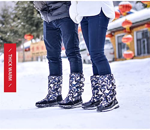 Men Snow Boots Winter Female Boots Thick Plush Waterproof Thigh High Boots Warm Fur Lovers Winter Shoes2