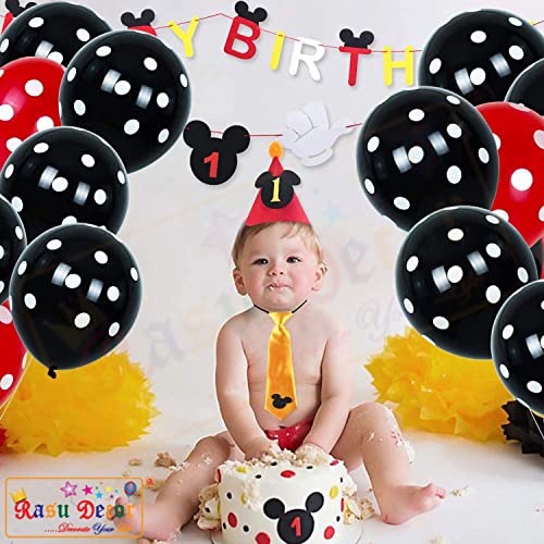 Image of RasuDecor 10 Pieces 12 inch Polka Dot Latex Balloon Black and White Dot Colorful Balloons, 12 Inch Latex Polka Dots Balloons for Kids Women Men Birthday Easter Engagement Wedding, Halloween Party Supplies Decor #RasuImpex (10Pcs 12 inchPolkaDotBlackWhite)
