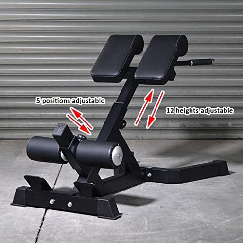 Romeinse Stoel Verstelbare Buiksporter Push-Up Trainer Roman Stool Training Equipment For Home Back Extension Bench (Color : Black, S : 123 * 62.5 * 68-84cm) - Image 5