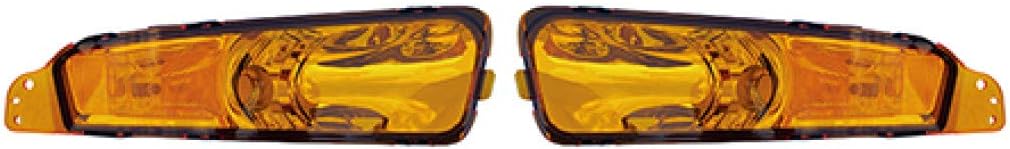 For 2005-2009 Ford Mustang Pair Driver and Passenger Side Parking Light DOT Certified Lens and Housing Only FO2520180 FO2521180 | 4R3Z 13201 AA 4R3Z 13200 AA