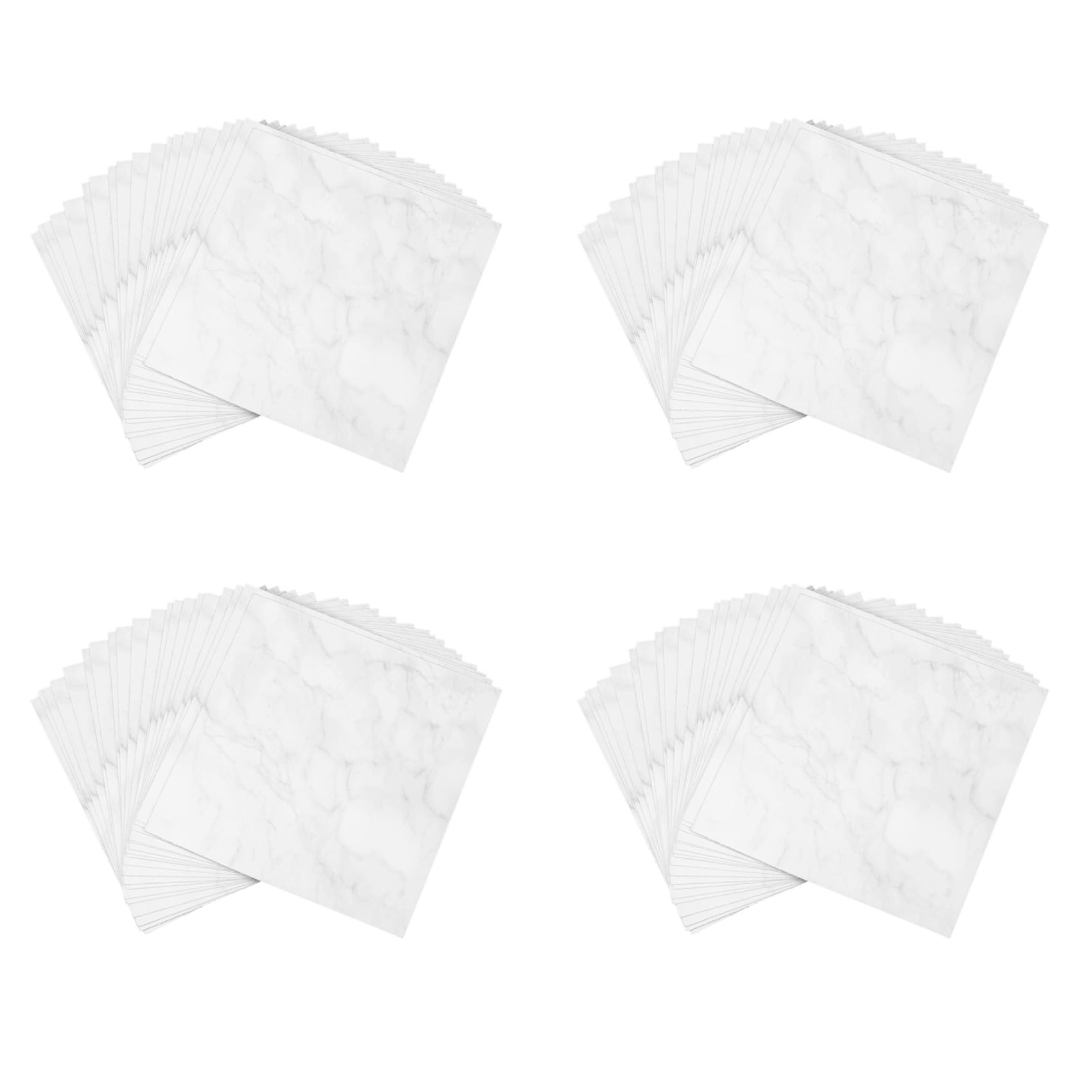 Hndhbfgrt 80Pcs PVC Waterproof Tiles Diagonal Sticker 10X10Cm Self Adhesive Wall Tiles Decal Furniture Bathroom 3D Floor Decor
