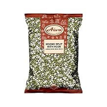 AIVA - Moong Split with Husk Split Mung Beans with Skin | Lentils Indian Green Gram Split- 4 LB