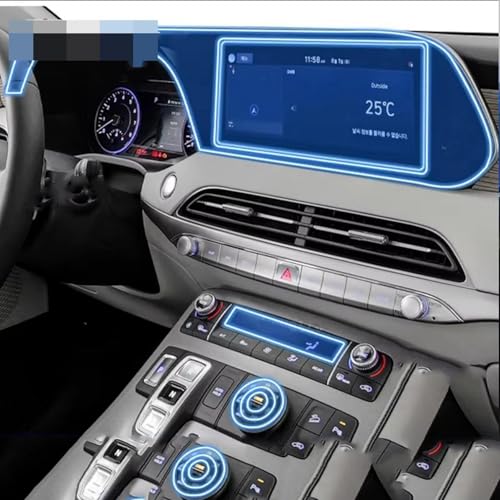Film TPU Hyundai Palisade protection console pour voyages en famille