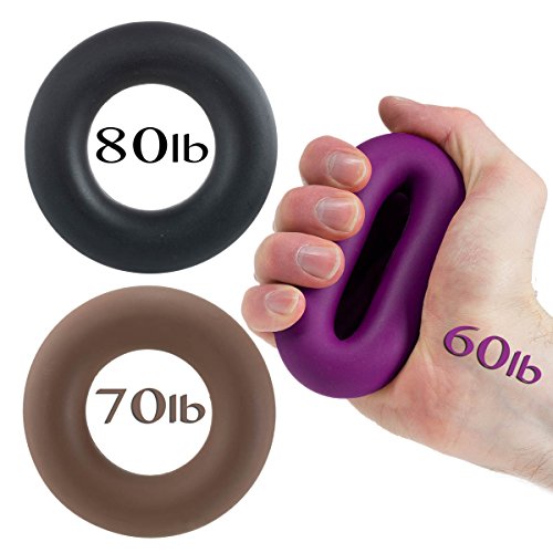 Iron Crush Hand Grip A Hand & Forearm Exerciser and Strengthener - Set