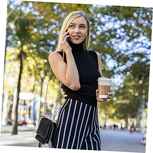 BESTOYARD 2 Peças Corrente De Extensão De Pacote Corrente De Pérolas Falsas Carteira Feminina Bolsa