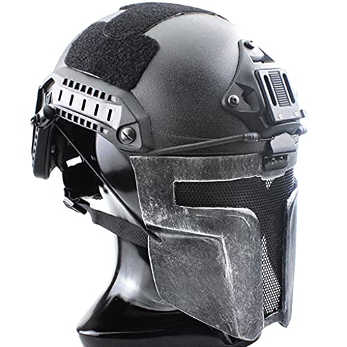 Casque tactique Airsoft et masque Spartan pour vos parties de Paintball et Wargame