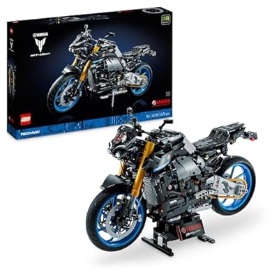 LEGO 42159 Technic Yamaha MT-10 SP  Modellino Moto per Adulti da Costruire  Replica di Motocicletta con Motore a 4 Cilindri  Sterzo Funzionante e App AR  Veicolo Regalo per Uomo e Donna