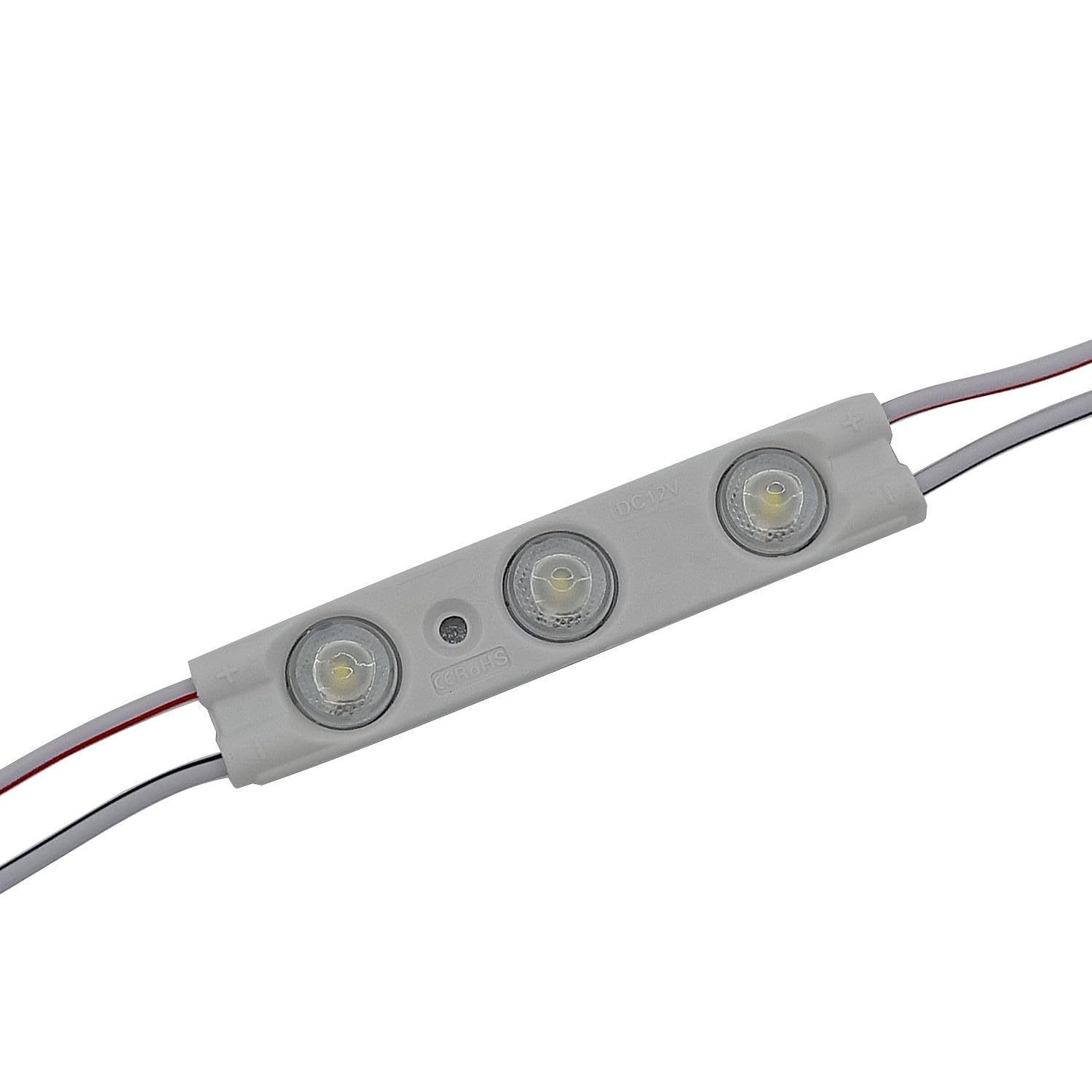 LEDKIA LIGHTING Modulo LED 20 Pezzi 24W IP65 12V DC per Insegne Pubblicitarie 2.5m 4000K Bianco Naturale