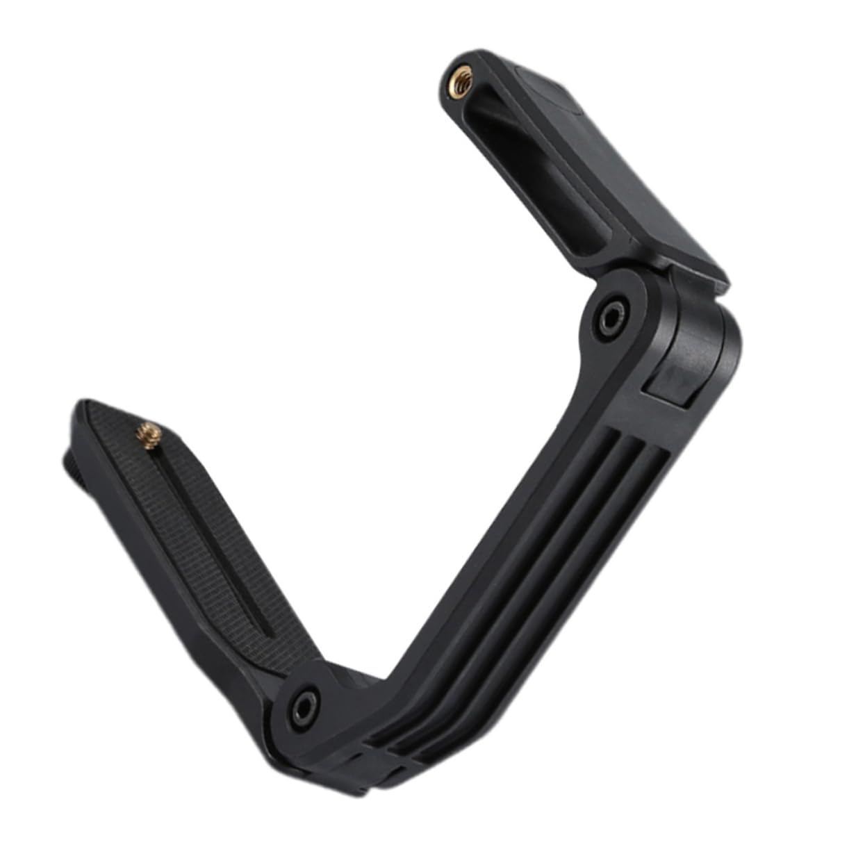 Stabilizzatore Pa66 a Nero Fotocamera in Pieghevole Nylon e Fibra di Vetro Vite 1/4 e Impugnatura U per Dslr