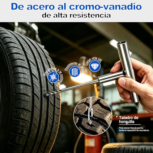 Miniatura 4 de Kit de Reparación de Neumáticos de 68 Piezas, Universal