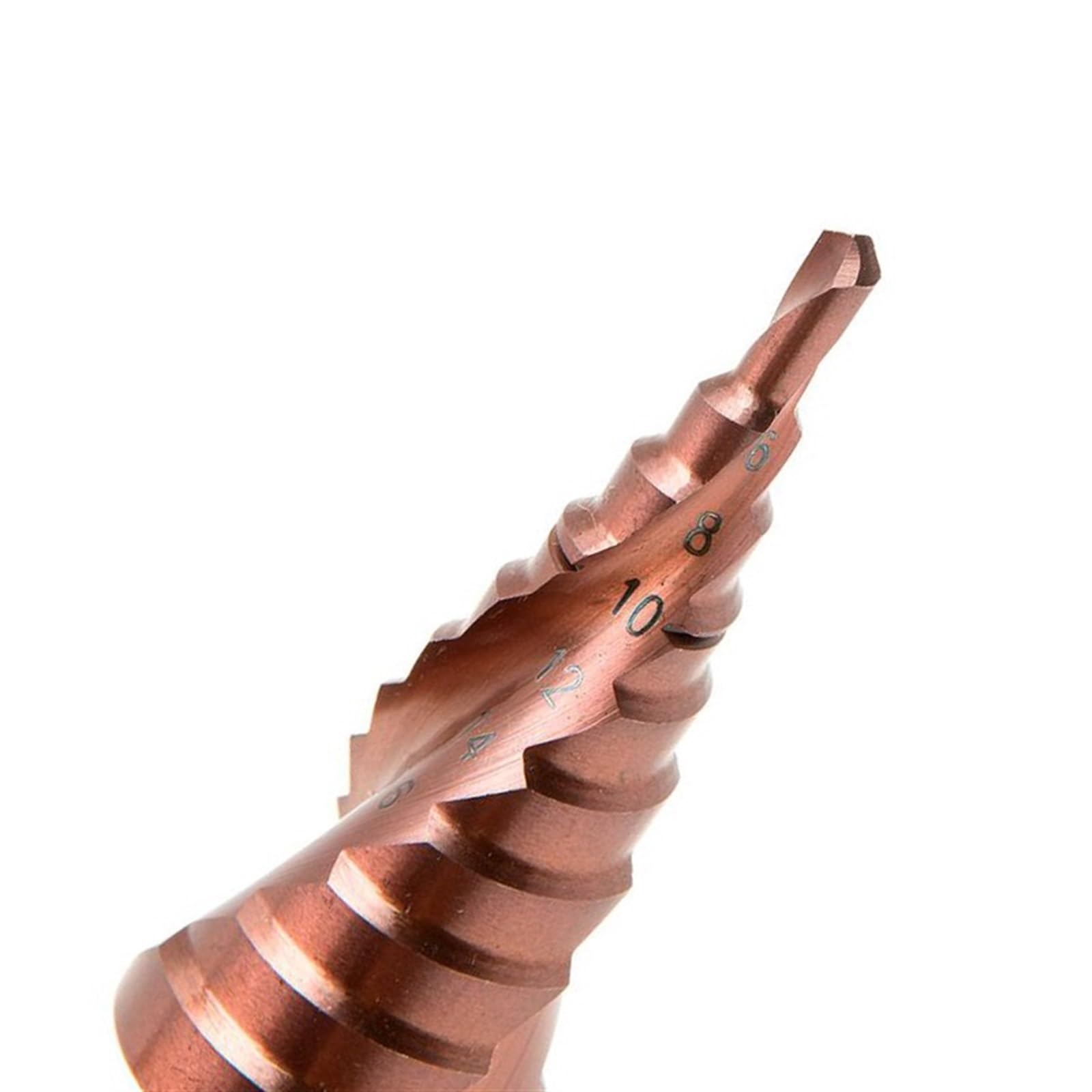 DMBGRXJF Cobalt Step Drill Bit Cone 3-12/3-14/4-12/4-20/4-22/4-25/4-32/5-21/5-27/6-24 Mm 1Pcs(Color:3PCS(3-12 4-22 6-24))