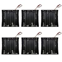 Scatola Portabatterie Per 4 X 18650 Nera Con Cavi - Per Power Bank, Luci, Progetti DIY