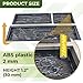 BETONEX 10 pcs ABS 2mm Flagstone Limestone Plastic Cement Molds Cement Wall Mould Concrete Tile Cement Mold Brick DIY Forms - De Pared Moldes para Cemento Rock Molds for Concrete Prensa para Pared