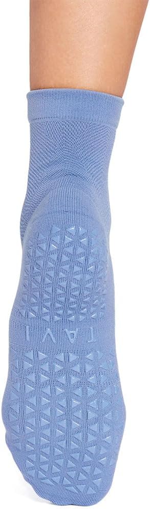 Soft Blue Grip Socks by Tavi