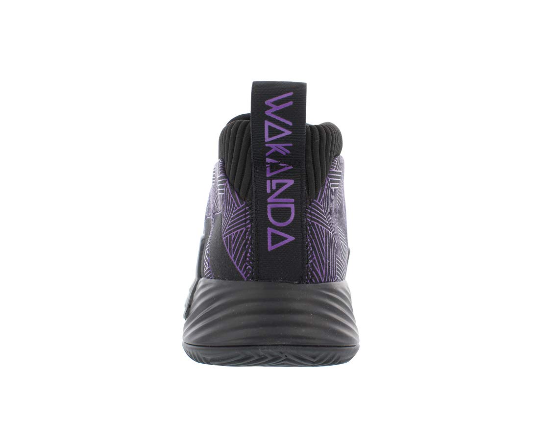 Adidas Mens Dame Damian Lillard Marvels Black Panther Suede