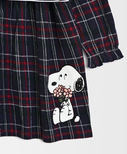 Image of Mi Arcus Corduroy Collar Dress for Baby Girl
