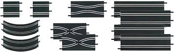 Carrera 61601 Extension Set 2 add on Expansion Parts Pack Compatible with GO 143 Scale Battery and Electric Slot car Race Tracks