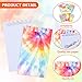 Dianelhall 24 Pcs Mini Tie Dye Notebooks Colorful Party Favors Mini Spiral Notepads Party Supplies for Girls Kids Birthday School Classroom Gifts