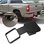 Xotic Tech 2 Inch Trailer Hitch Cover Tube Plug Cap Rubber Receivers Class 3 4 5 Compatible with Toyota or Ford or Jeep or Chevrolet or Nissan or Dodge Ram or Porsche