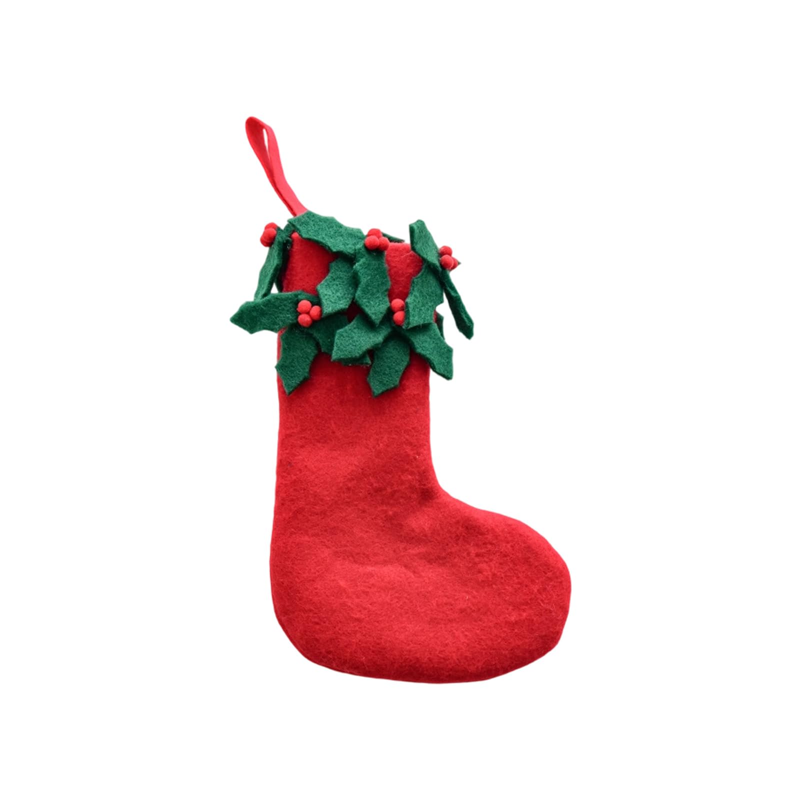 Limtula 30Cm Wool Felt Holiday Decoration Circles Seasonal Door Hanging for Family Celebration Event Robin Red Berries Foliages Garlands