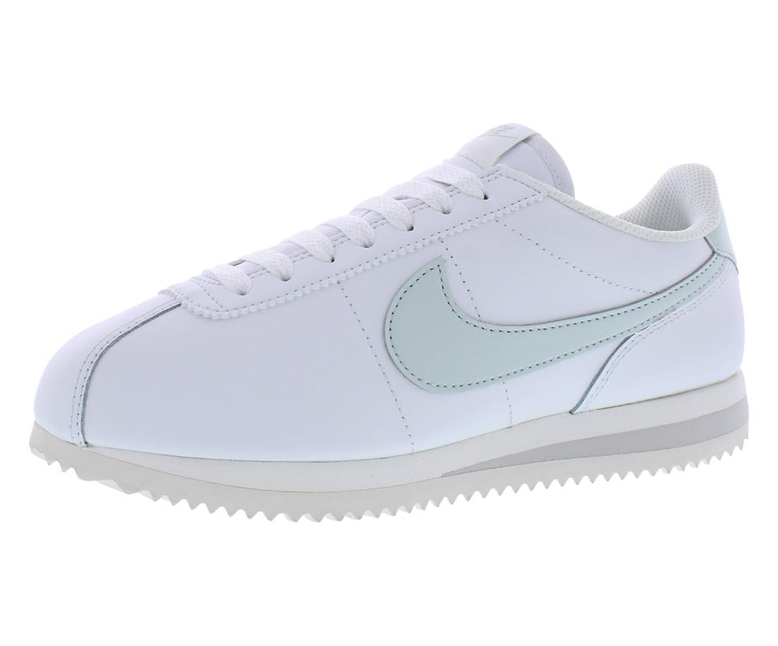 NIKE DN1791-106 Cortez Leather Women Summit White/Light Silver-SAIL UK 2.5