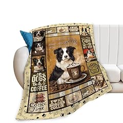 Border Collie Drinking Coffee