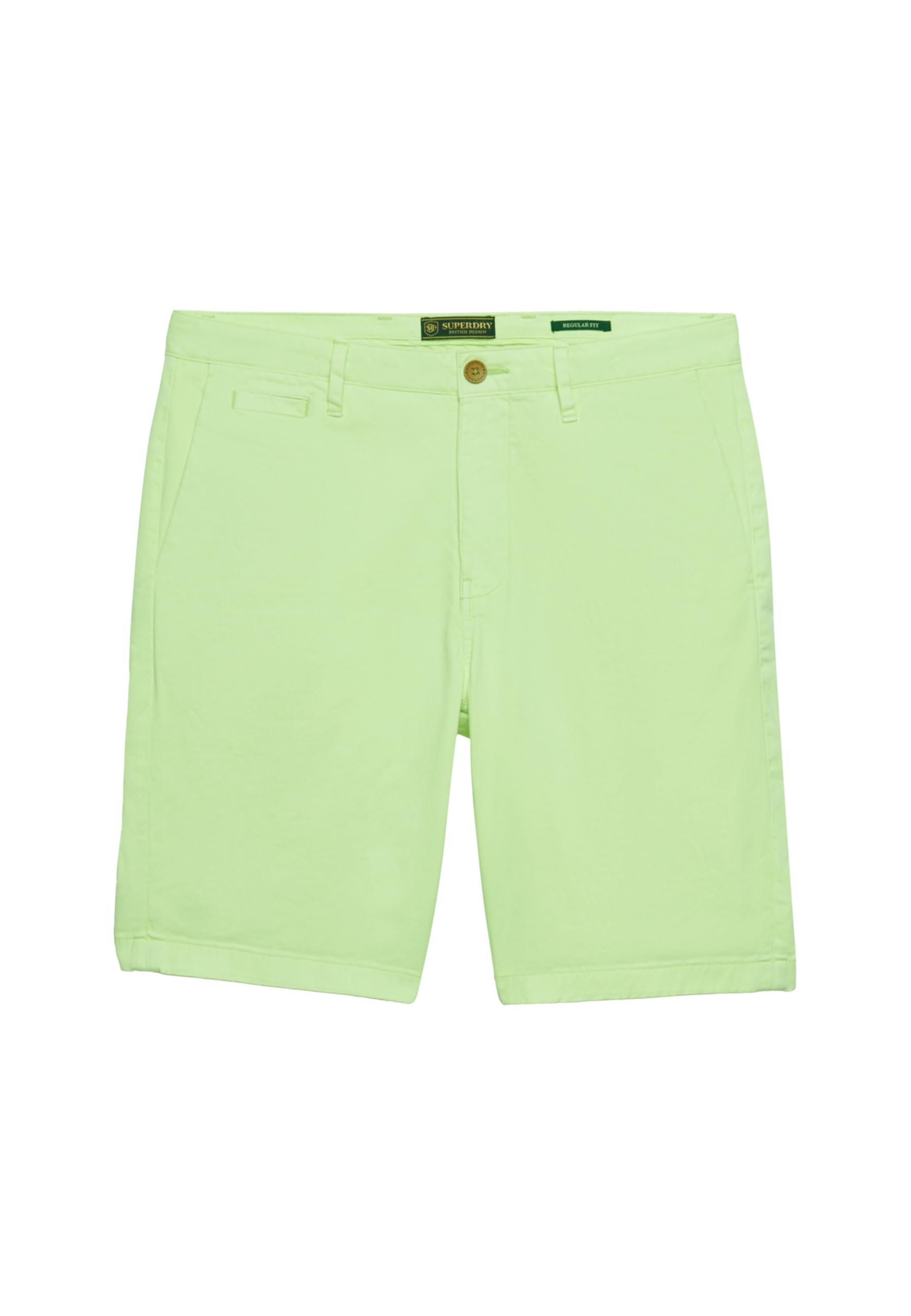 Superdry Premium Regular Chino Short Pants, Washed Green, 32W