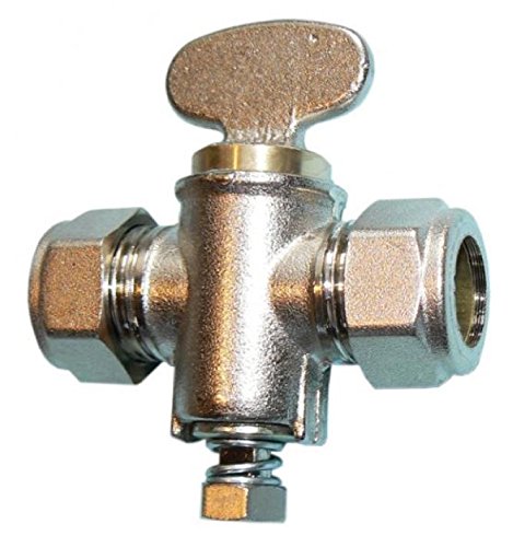 Primaflow 15Mm Chrome Rigid Fan Compression Gas Cock