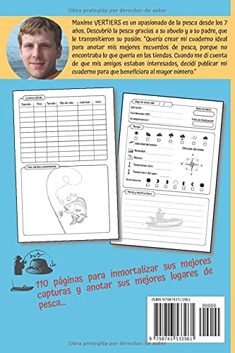 Miniatura 2 de La pesca es demasiado agradable! El diario de pesca especial para niños (Spanish Edition)