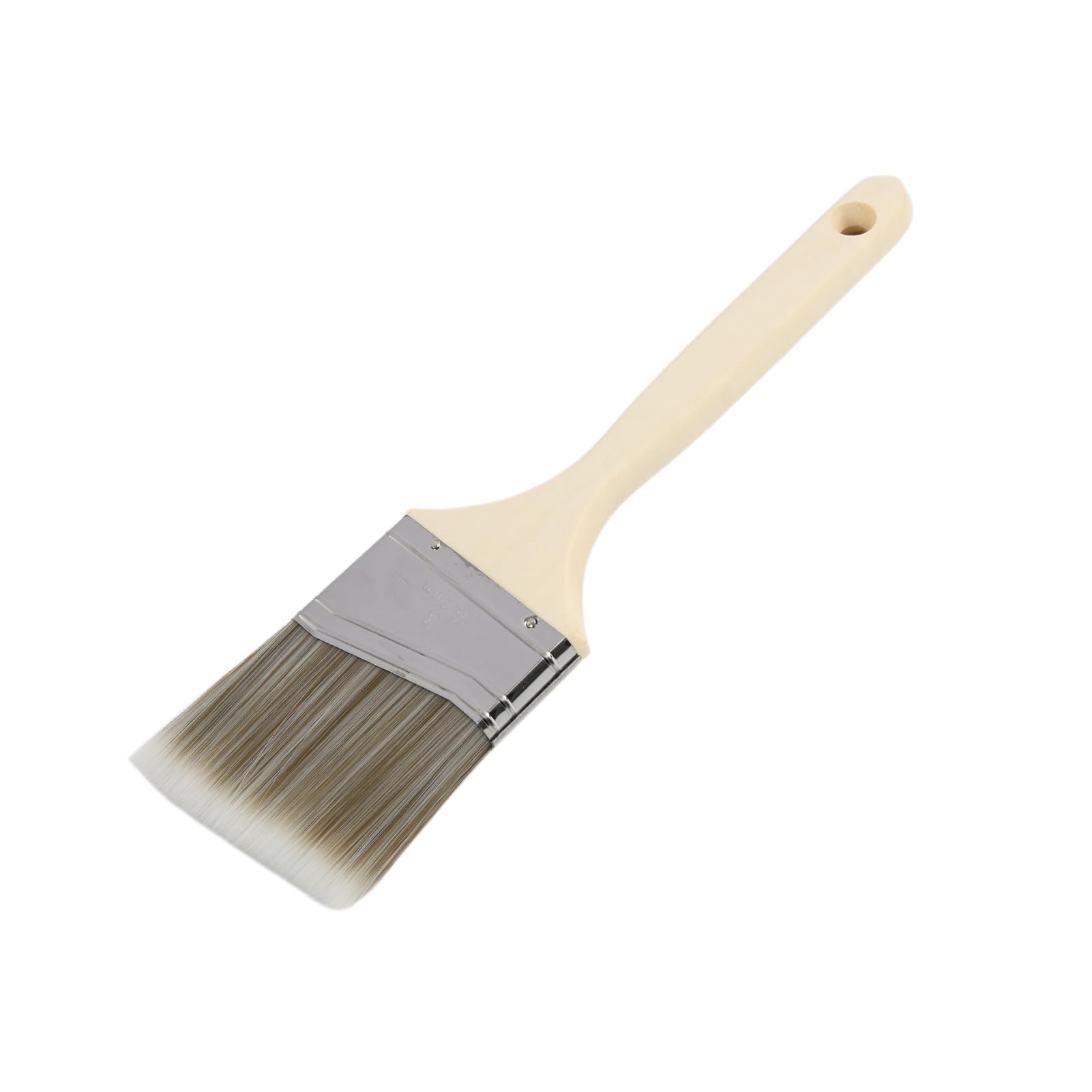 3 Inch Angled Paint Brush for Wall Edging Painting and Decorating, Cutting In Paint Brush with Tapered High Polymer Synthetic Filament, Poplar Wood Handle for Clean Lines, Paintbrushes Decorating