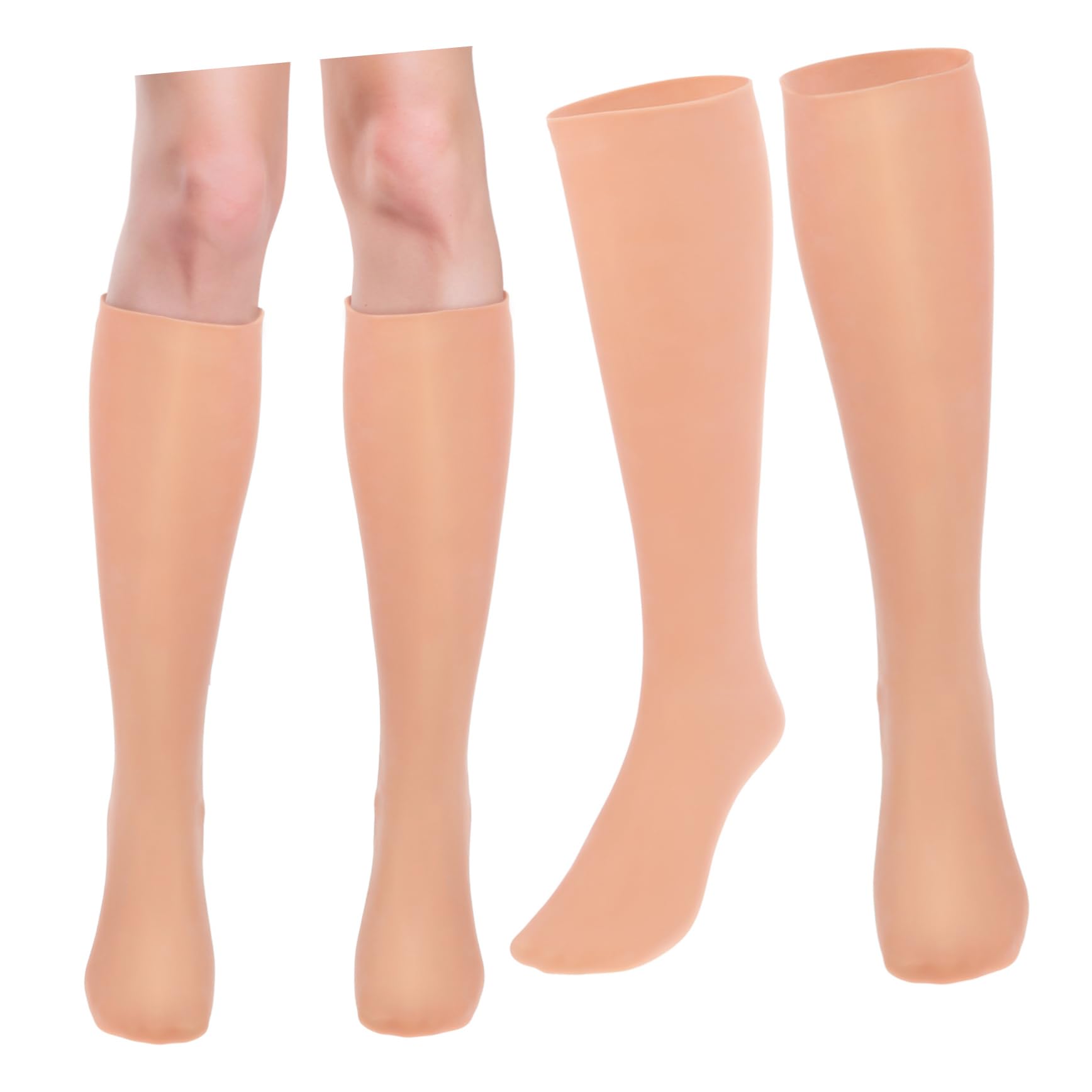 minkissy Sebs Socken Hautfreundliche Pflege lange für Feuchtigkeitsspendende Komfortable Pflegesocken und Trockene Füße Nagelhaut im Winter für Damen