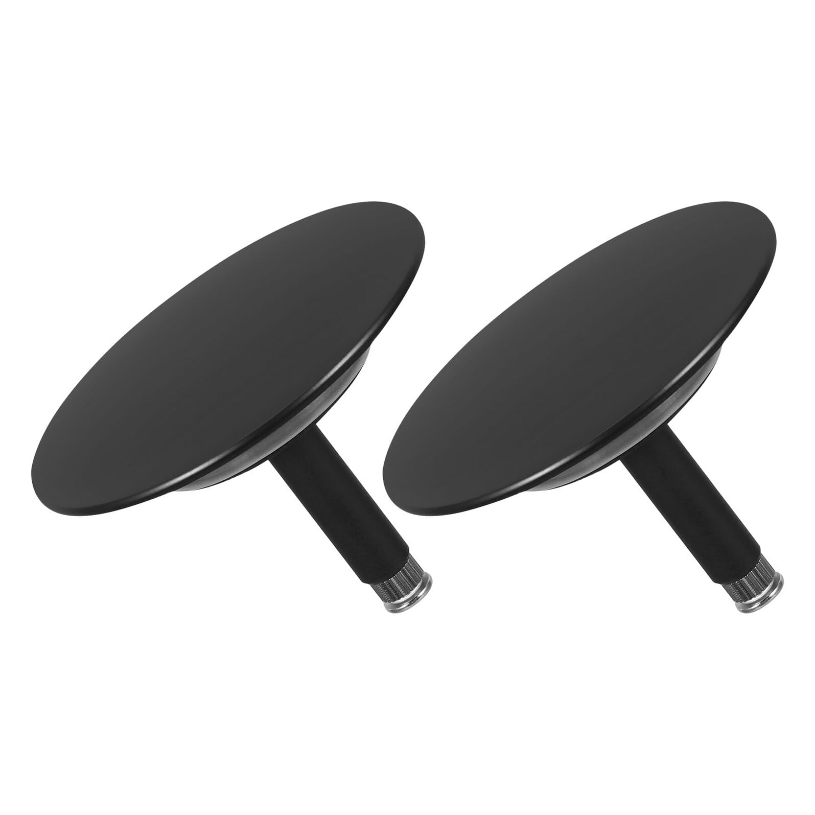 2piezas Tapa de Sellado Bañera Colador para Bañera Atrapapelos Tapa de Metal Fácil de Instalar para Baño Cocina Lavabo Hogar