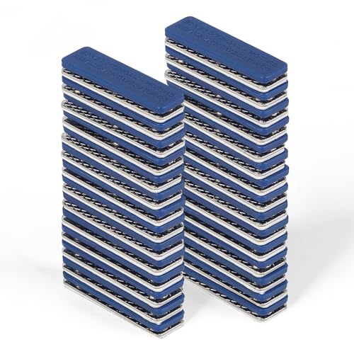 EFUTURETIME Lot de 30 Aimant Autocollant en Trois Points pour Porte-badge, Supports Magnétiques pour Plaques Nominatives, Moustiquaire, Vêtements,...